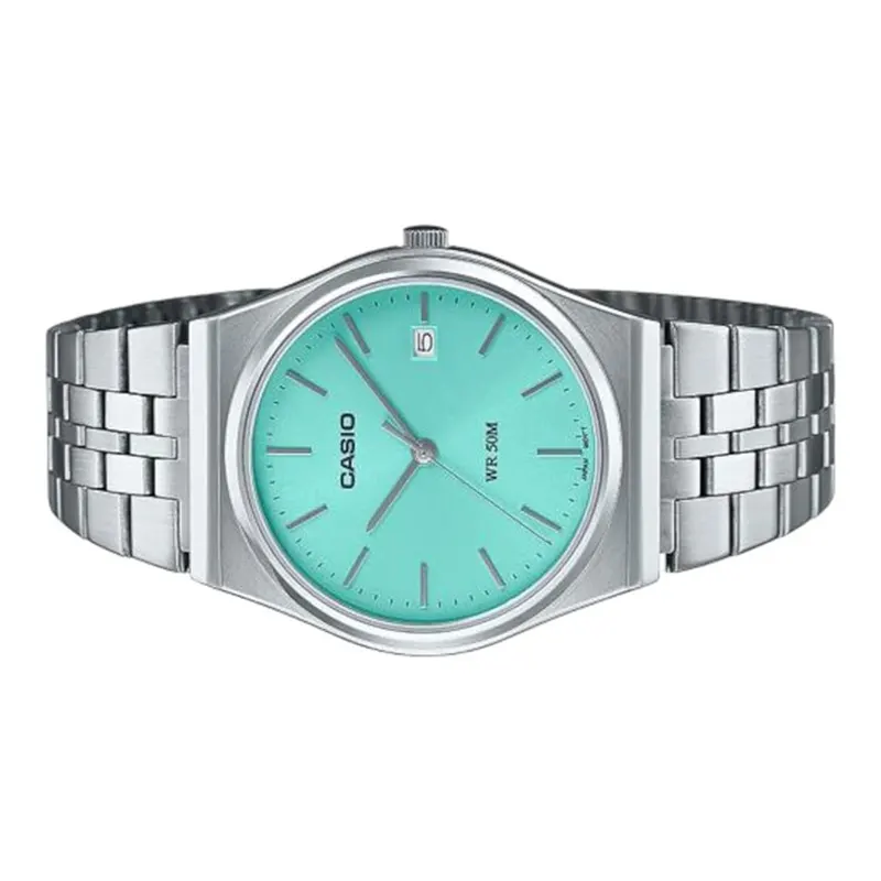 Casio Tiffany Blue Dial Analog Men's Watch | MTP-B145D-2A1V